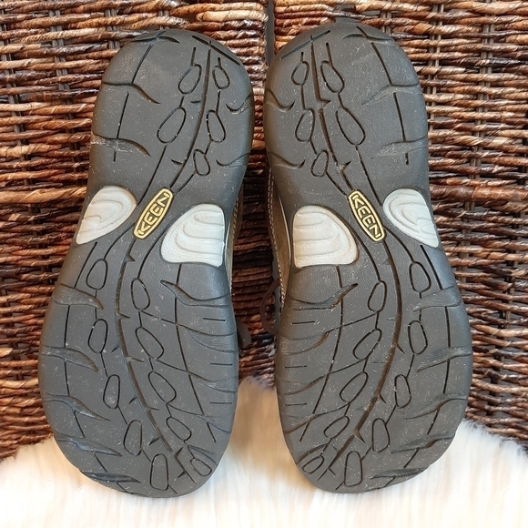 Keen 6.5 Presidio Leather Hiking Shoes Green Casual Oxfords Walking Gorpcore - Picture 4 of 7